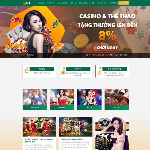 Theme WordPress Kubet, Casino, Poker 05